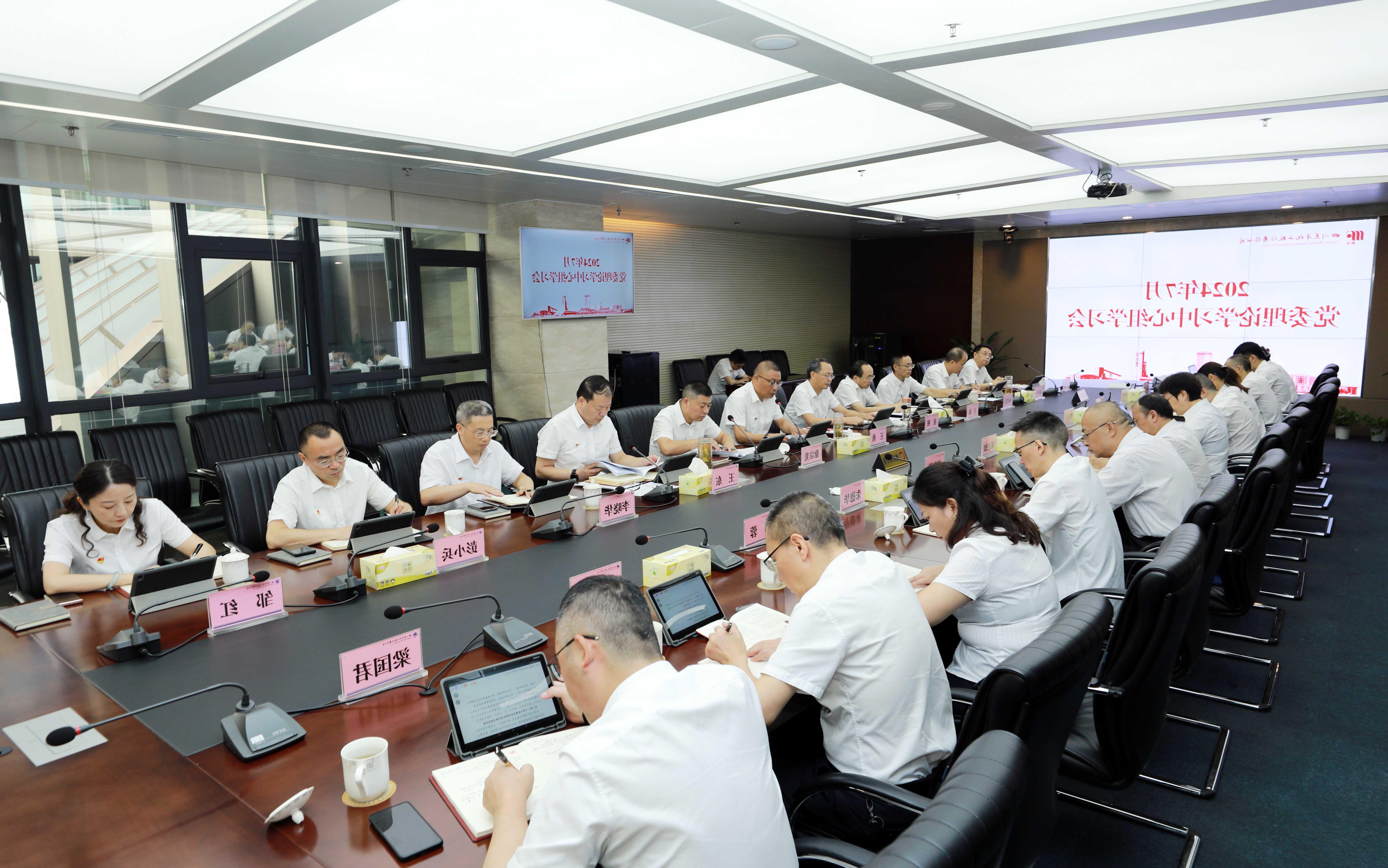 公司专题学习党的二十届三中全会精神